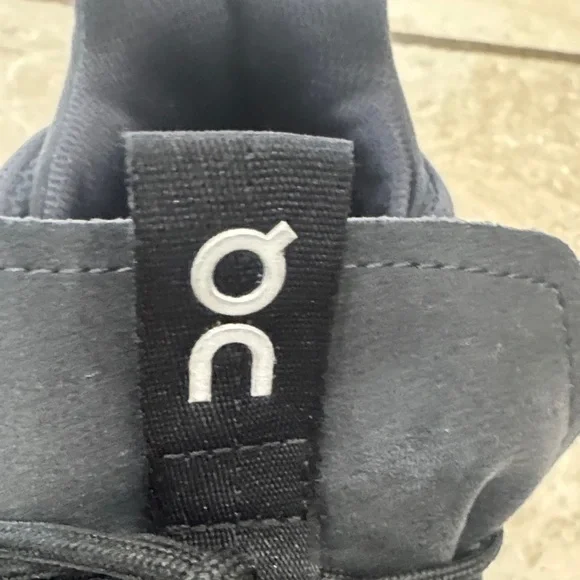 On Cloud Nova Running Men's Black and White Sneakers - Picture 2 of 8